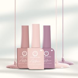 Colors Queen Affair Matte Nail Paint Set of 3-02 Rusty Nude, Cupcake & Elite Pink| Quick Drying Nail Polish, Semi Matte Finish Nail Kit | Highly Pigmented & Long Lasting Enamel 13ml Each image 5