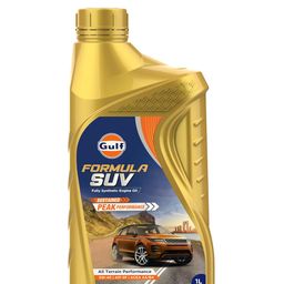 GULF FORMULA SUV 5W-40 - [1 L] Fully Synthetic API SP and ACEA A3/B4 Car Engine Oil for Sustained All-Terrain Peak Performance image 1