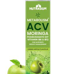 Nutrasium ACV Moringa Metabolism Plus | For Supports Weight Loss, Control Cravings, Convert Fat Into Energy, Boost Energy & Immunity | 15 Effervescent Tablets image 1