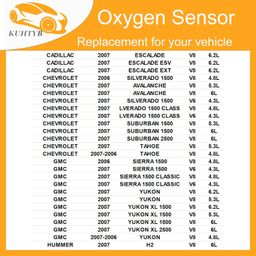 kuhtyb Upstream and Downstream Oxygen Sensor Compatible with CADILLAC 2007 ESCALADE 6.2L image 2