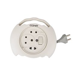 Cona Smyle Java FB2725 2-Pin Extension Box with 4m Wire (White) image 1