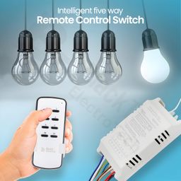 Blackt Electrotech: 240 Volt RF Remote control switch for 6 Channel (Long Range 70 Mtr) image 3
