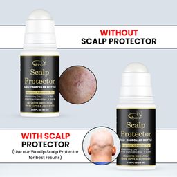 Woolip Scalp Protector Dab On Roller Bottle | Prevents Irritation From Tape & Adhesive Of Hair Wig & Patches | Anti-Bacterial & Anti-Itching | Reduces Itching & Improves Adhesion (90ML) image 5