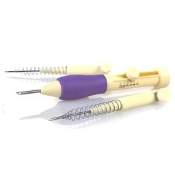 Gemsy Punch Needle Set for Embroidery – Adjustable Embroidery Pen with 3 Needles & Threaders – DIY Needlework Tool Kit for Dimensional, Ribbon, Satin Stitch, and Loop Embroidery image 2