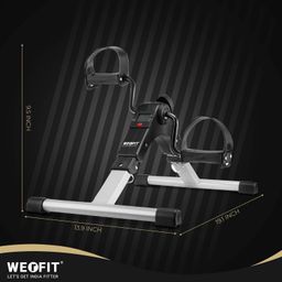 generic Portable Pedal Exerciser Machine - Foldable Design with Digital Monitor (Time/RPM/Count) | Perfect for Home Workout, Physical Therapy & Office Use image 2