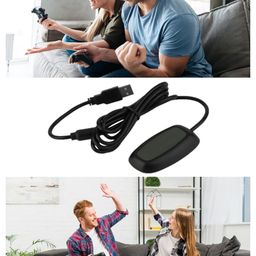 KUJOBUY Wireless USB Gaming Receiver Adapter Compatible with Microsoft Xbox 360 Controllers, Desktop PC Laptop Gaming Adapter for Windows PC image 4