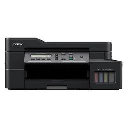 Brother DCP-T820DW Printer - Auto Duplex Printing, Print, Scan, Copy, ADF, WiFi/LAN/USB, Print Up To 15K Pages In Black And 5K In Color Each For (CMY), Get An Extra Black Ink Bottle, Free Installation image 1