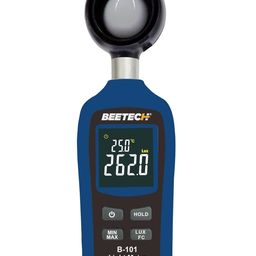 BEETECH Light/Lux meter B-101 Digital illuminous meter with range upto 2,00,000 Lux and measures Ambient temperature with 4 digit color LCD display image 1