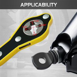REWOP Universal Car Jack Wrench, 360 forward and reverse knob Labor-Saving design, Scissor Jack Lift Speed Handle Tool, Jack Lug Handle Tool, Tire Wheel Jack Wrench, Ratchet Wrench image 3