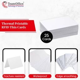 Team Office Thin, ISO, Thermal Printable RFID Proximity Cards for Attendance and Access Control (25) image 2