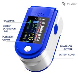 DR VAKU Swadesi Pulse Oximeter Fingertip, Blood Oxygen Saturation Monitor Fingertip, Blood Oxygen Meter Finger Oximeter with Portable Single Color TFT Display- Pack of 1,2 (Pack of 2) image 3