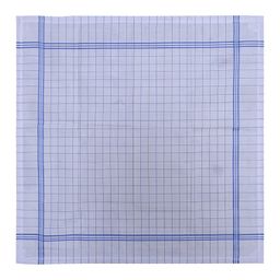 Kuber Industries Handkerchiefs|Sweat Absorbent Check Print Soft Cotton Hankies for Man,Boys & Wicking Sweat from Hands,Face,Set of 6 (White) image 2