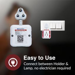 Amonics Smart Plug, WiFi Enabled, Timer Function, IR Remote Compatible, App Control, 6A/1000W Max Load, White image 4