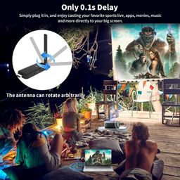 liulanz HDMI Wireless Extender Kit 2 USB-C Receiver and Transmitter, Plug & Play 165ft Portable 2.4G/5G Simultaneous Expansion Wireless for Multiple Displays from Laptop and Camera to image 4