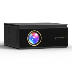E GATE Duster 10X 100% Dust Proof Automatic Android Projector, Ultra Bright 1000 ISO Lumens & 2100FC, Native 1080p & 4k Ultra HDR, 2 HDMI with ARC, Bluetooth & Dual-Band Wifi6, Android TV, 2GB + 32GB image 1