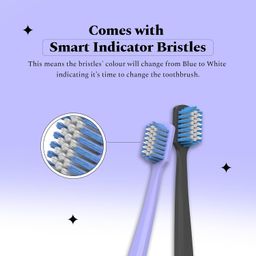 Perfora Dream White Toothbrush For Kids & Adults | With Activated Charcoal & Smart Indicator Bristle | Super Soft Bristles For Sensitive Teeth | Tooth Brush Set Pack Of 4 (Buy 3 Get 1) image 4