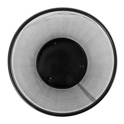 Divinext Metal Mesh Round Dustbin for Waste & Papers, 28 x 19 x 23 cm,Black(Open-Top) image 5