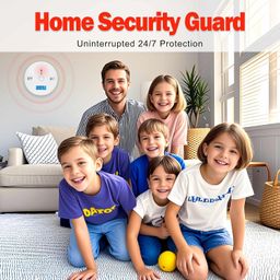 REES52 Carbon Monoxide Detector, Replaceable Battery-Operated Carbon Monoxide Alarm Detectors with Digital Display & LED Lights. CO Alarm Applicable to Home, Warehouse image 2