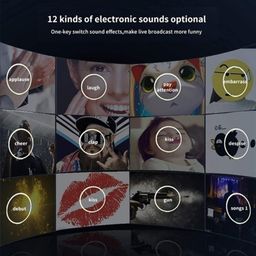 f fabobjects F FABOBJECTS® V8S Live Sound Card Microphone Set 8 Modes o Live Streaming Equipments image 4