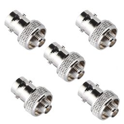 renmax SMA Female to BNC Female Adapter Connector 50 Ohms Copper + Alloy Stable for Radio Frequency Applications, Wireless LAN Devices (Connector Only) -Pack of (2) image 1