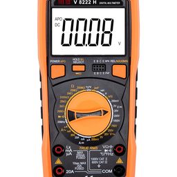 VAR TECH LCR Meter V 8222 H True RMS, Digital multimeter 1000/750 V DC AC 20 A DC AC, Inductance Capacitance Resistance (LCR) with Continuity, Temperature tests Heavy duty with dual fuse protection image 1
