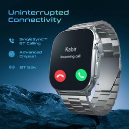 Fastrack Astor FS2 Pro Smart Watch, 1.96” AMOLED Display, 410 * 502 Pixel Resolution, SingleSync BT Calling, AI Voice Assistant, 100+ Sports Modes & Smartwatch Faces, Upto 5 Day Battery, IP68 (Black) image 4