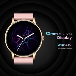 Fire-Boltt Phoenix Smart Watch with Bluetooth Calling 1.3,120+ Sports Modes, 240 * 240 PX High Res with SpO2, Heart Rate Monitoring & IP67 Rating (Gold Pink) image 4