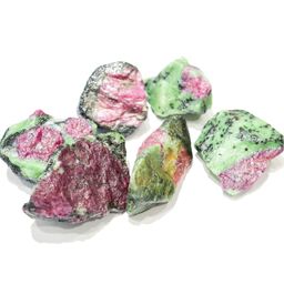 marka Natural Rough Ruby Zoisite Raw Stone for Reiki Healing Crystal Ruby Zoisite Rough Raw Gemstones for Vastu Correction image 2