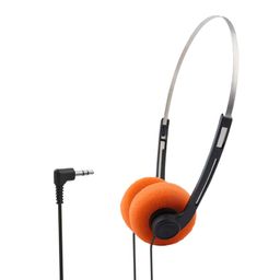 ATORSE Retro Style Headphone Practical Photo Props for Running Walking Take A Plane Orange image 1