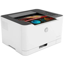 HP Colour Laser 150Nw Wireless Color Laser Printer with Built-in Ethernet and WiFi-Direct, Smallest Color Laser in Its Class, White image 2