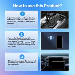BNF Wireless Carplay Adapter Easy Use Converts Wired to Wireless Car Play Dongle | Consumer Electronics | Vehicle Electronics & | Car Electronics Accessories | Adapters image 2
