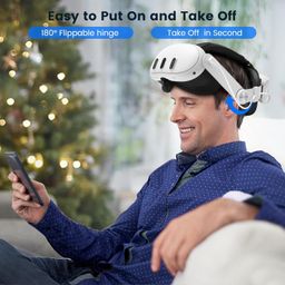 alcopanda Head Strap Compatible with Oculus Quest 3 with 8000 mAh Battery Pack image 5