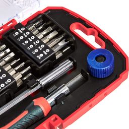 amazon basics AmazonBasics 51-Piece Precision Screwdriver Bit Set, 17.1 x 9.7 x 2.8 cm image 4