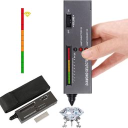 m morris (device) M Morris Diamond Tester Machine for Checking Fake or Genuine Diamonds Jewellery Gemstone Moissanite selector ii Tool for Professional and Home Use image 1