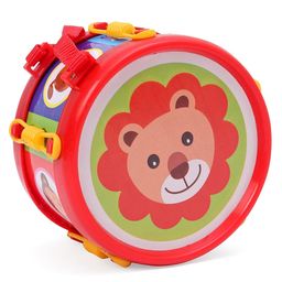 TOYFUN Musical Drum for Kids Small Size with Strap and 2 Mallets Attractive Design Colour and Print May Vary image 3