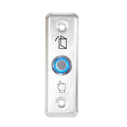 Team Office Stainless Steel Switch, Door Exit Push Button For Access Control(NO,NC,Com Output, Small) image 1