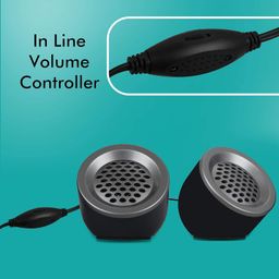 ZEBRONICS Zeb-Pluto 2.0 Multimedia Speaker with Aux Connectivity,USB Powered and Volume Control image 5