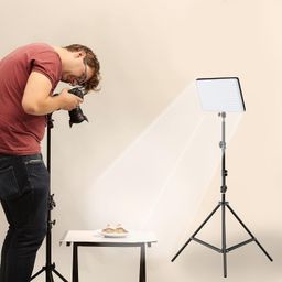Amazon Basics Studio Light with Stand | Studio Photography and Video Recording | 3000K - 6500K | Remote Control | 7ft Tripod Stand image 5