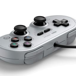 8Bitdo Sn30 Pro USB Wired Gamepad for Switch, Windows & Raspberry Pi(Gray Edition) image 4