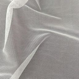 kc exclusive Unstitched Mosquito Balcony Net Fabric Width 60 Inch Length 10 Meter White image 2