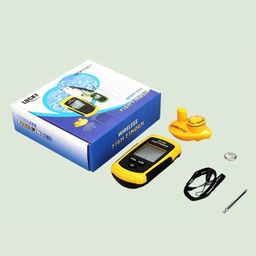 Portable Fish Finder Sonar Alarm Sensor Transducer Fishfinder image 1