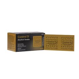Control D 100 Sterile Alcohol Swabs Antiseptic Prep Wipes Pads image 4