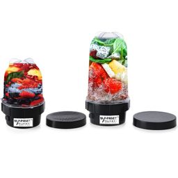 Sunmeet Best Origional Bullet Jar for Mixer Grinder Set of 2 (530 ML & 350 ML), Black. Company Since 1984 Manufacturing, Marketing & Servicing. image 1