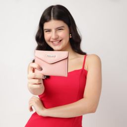 fastrack Snug Pocket Wallet for Women - Compact Three-Fold Wallet with Secure Flap Closure, Designed for Comfortable Pocket Carry image 2