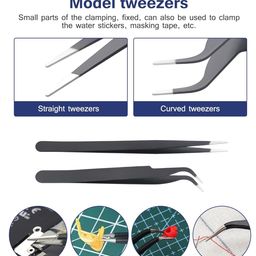 13PCS Crafting Kit, Electronic Kit, Robotics Kit, Gundam Tool Kit Gundam Modeler Crafting Basic Tools Set Gunpla Tools for Basic Model Building, Repairing and Fixing DIY Crafting Essential Supplies image 4