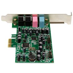 startech StarTech.com 7.1 Channel Sound Card - PCI Express - 24-bit - 192KHz - SPDIF Digital Optical and 3.5mm Analog Audio (PEXSOUND7CH) image 3