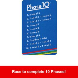mattel games Mattel Phase 10 Card Game for Kid (Multicolour) image 3
