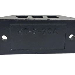 Control Panel 30A 3 Ways Bakelite Connector Strip (Close type) Double Row # Black Colour Terminal (Pack of 10) image 4