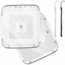 bassiry Anti-Lost Clear Cover Case Compatible with Square Reader 2nd Generation, 1st Generation, Case Compatible with Square Contactless Chip Card Reader with 3.5mm Headset Jack or Lightn Connector image 1