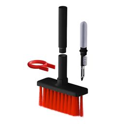 Oblivion 5-in-1 Multi-Function Laptop & Keyboard Cleaning Kit – Ultimate Gadget Cleaning Solution with Gap Duster, Key-Cap Puller & Earphone Cleaner (Pack of 1) image 1